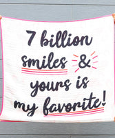 Baby Blanket -7 Billion smiles