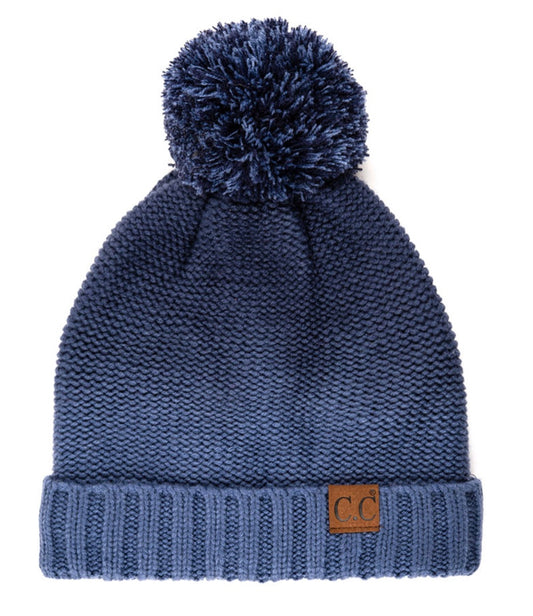 CC Ombré Beanie - Navy