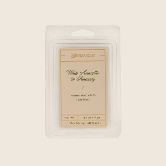 Aromatique Wax Melts - White Amaryllis & Rosemary