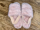 Pink Fuzzy Slippers