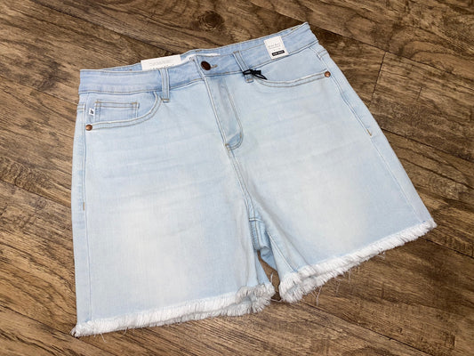 Judy Blue High Waisted Light Denim Shorts