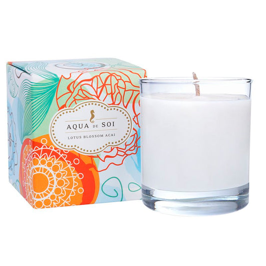 Aqua de SOi soy candle Lotus Blossom Açaí