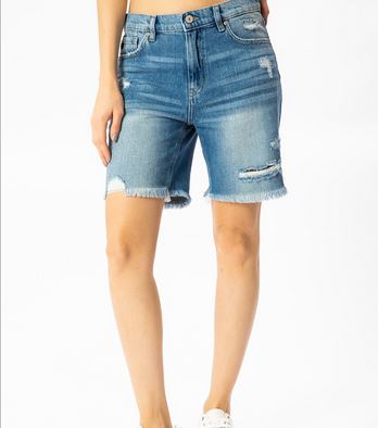 KanCan Distressed Shorts