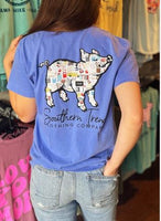 ST Blue Teacher Pig Short Sleeve Shirt